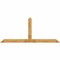 Ekena Millwork Portland Rough Sawn Timber Gable Bracket, Western Red Cedar, 108"W x 45"H x 4"D x 6"F, 10/12 Pitch GBW108X45X0406POR00RWR - alternate 1